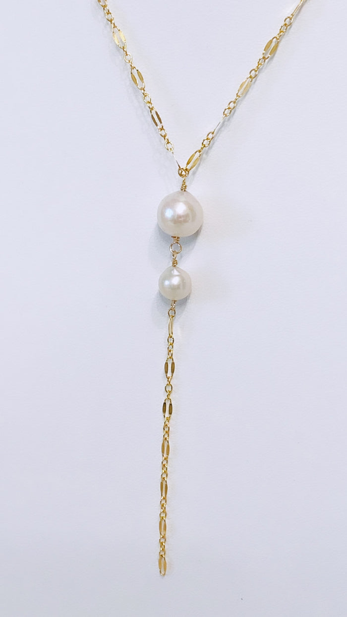 Sway lariat - Freshwater pearl