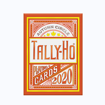 Tally-Ho Autumn Circle Back Playing Cards Playing Cards by Bicycle Playing Cards