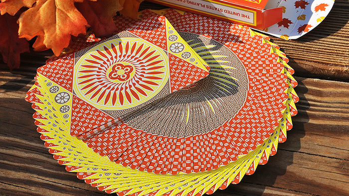 Tally-Ho Autumn Circle Back Playing Cards Playing Cards by Bicycle Playing Cards