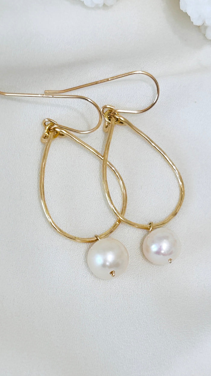 Teardrop earrings - Freshwater