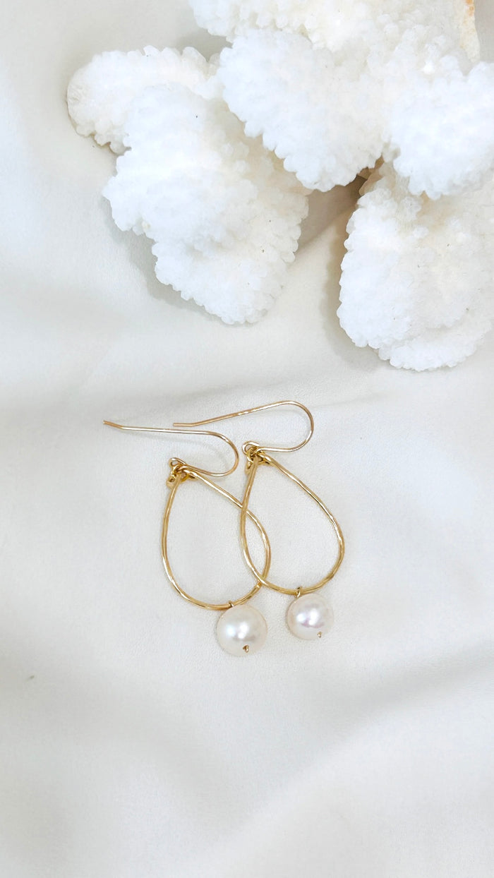 Teardrop earrings - Freshwater