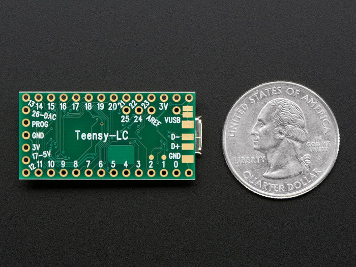 Teensy-LC + Header Strip [Discontinued] by PJRC - The Pi Hut