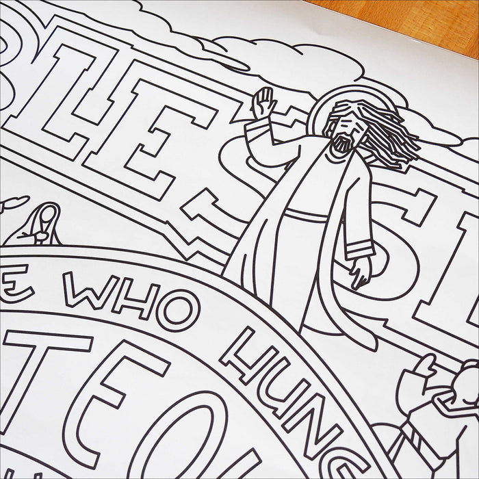 The Beatitudes Coloring Posters