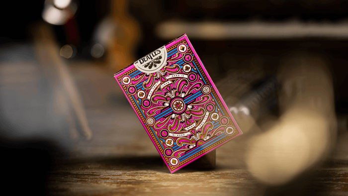 The Beatles Playing Cards - Pink Playing Cards by Theory11