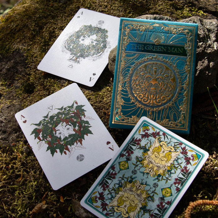 The Green Man Summer Playing cards Playing Cards by Jocu Playing Cards