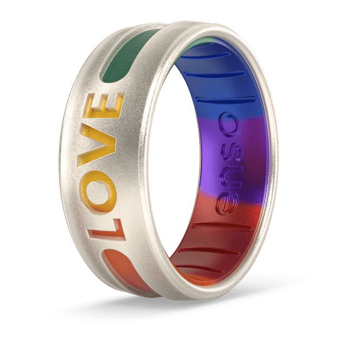 Etched Silicone Ring - The Love Ring - Unicorn