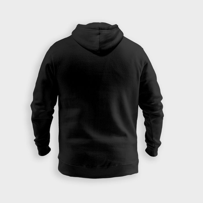 Hoodie front view #black_