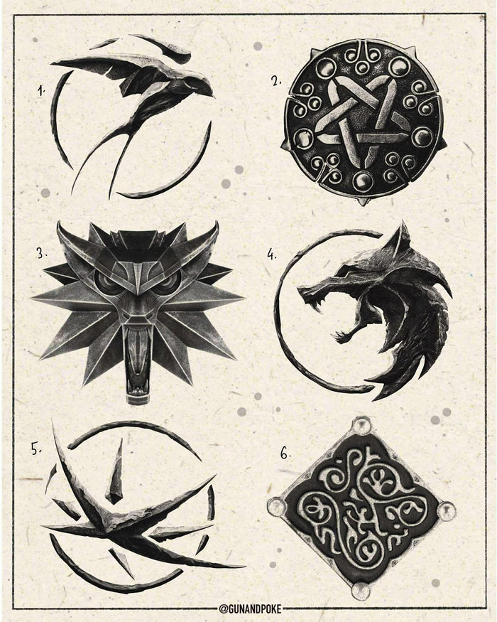 The Witcher inspired designs by Amy (2025)