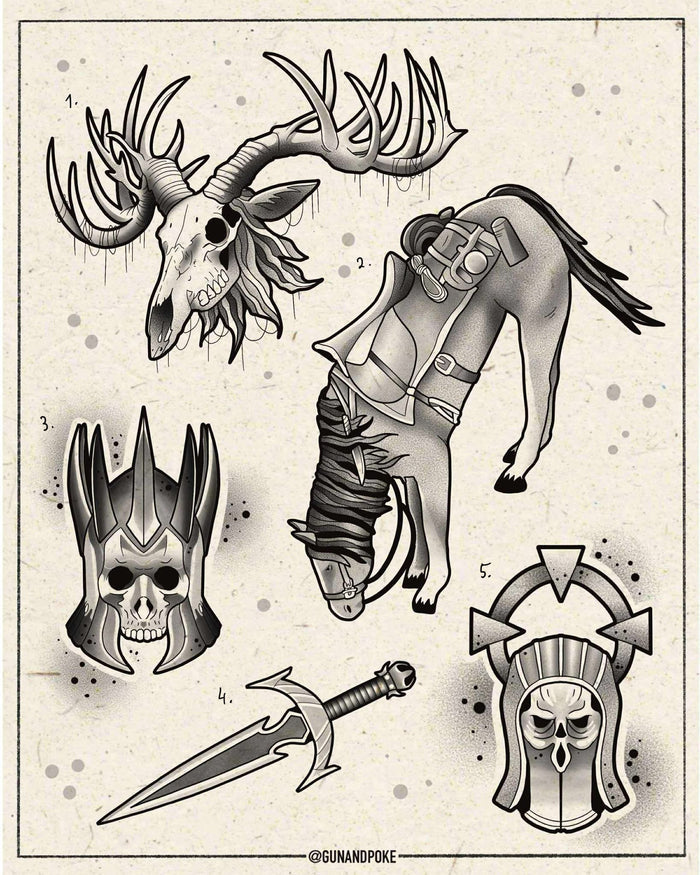 The Witcher inspired designs by Amy (2025)