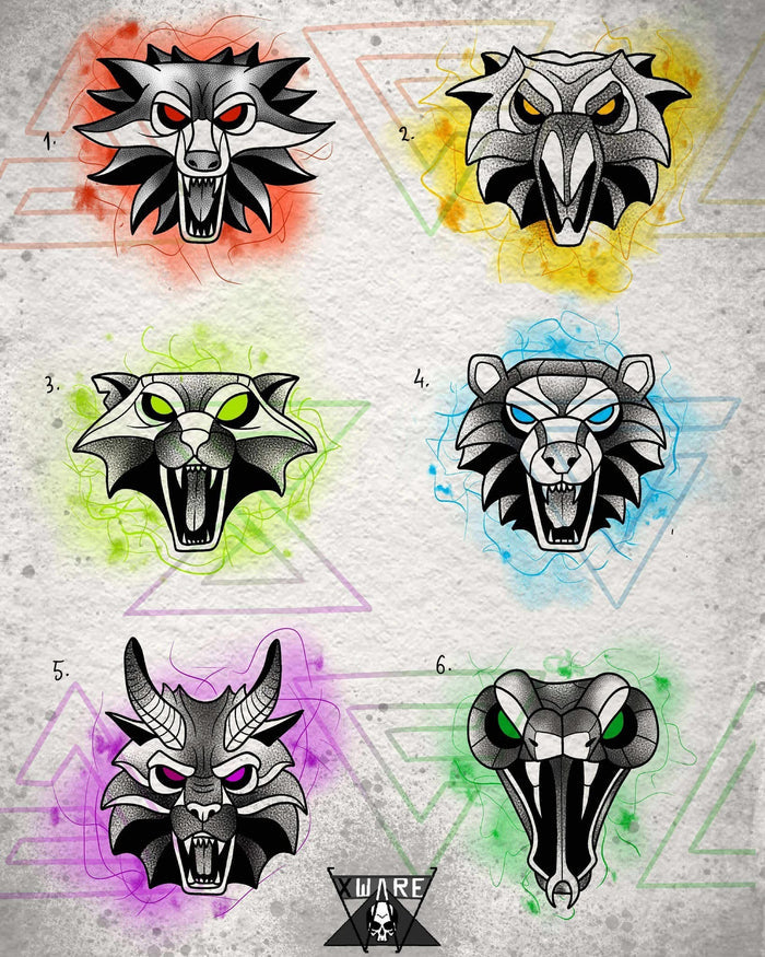 The Witcher inspired designs by Emily (2025)