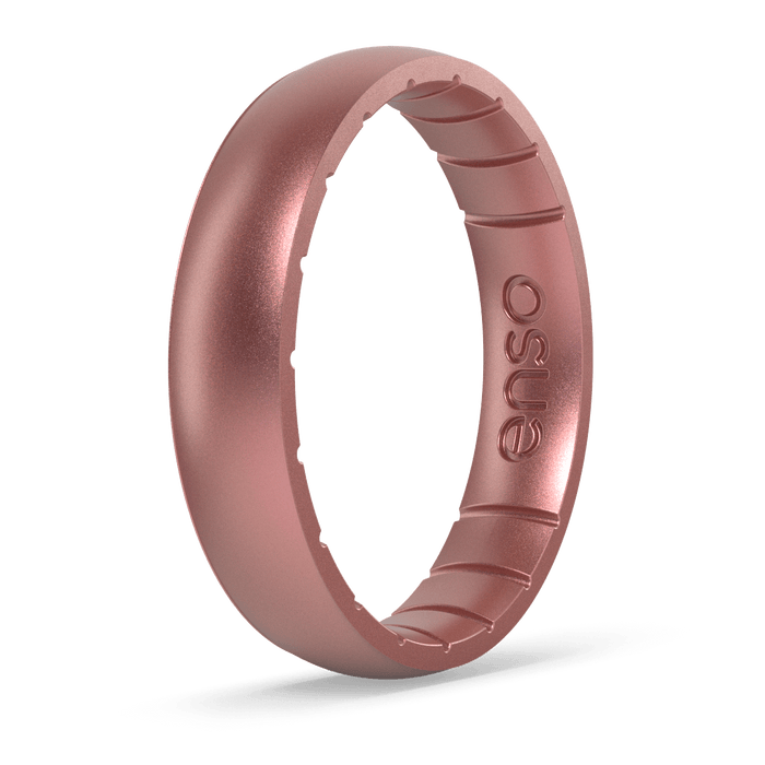 Aura Classic Thin Silicone Ring - Nocturne Bloom