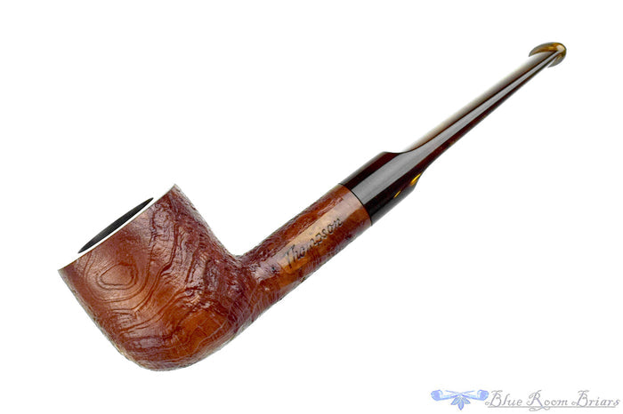 Blue Room Briar is proud to present this Thompson Sandblast Pot Estate Pipe