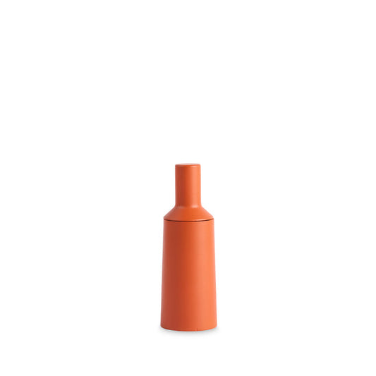 R+D.LAB Trulli wooden spice mill in bright orange