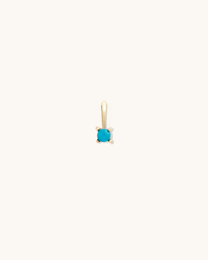 Turquoise Birthstone Charm