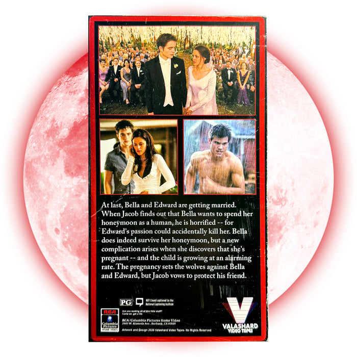 TWILIGHT BREAKING DAWN PART 1 VHS