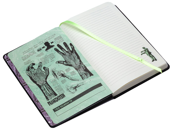 Universal Monsters: Frankenstein Glow in the Dark Journal