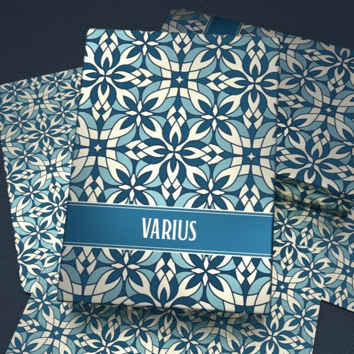 Varius Playing Cards - Limited Edition Teal Playing Cards by Montenzi Playing Cards