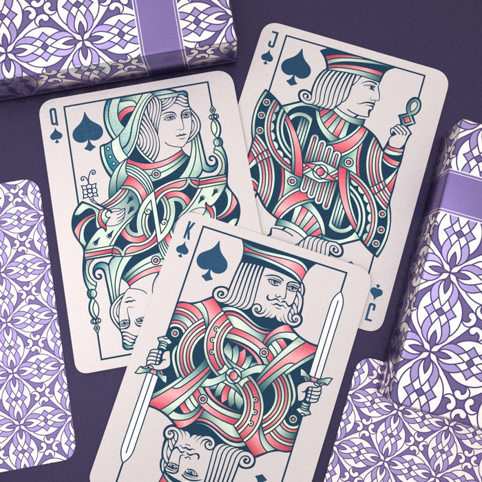 Varius Playing Cards - Purple Playing Cards by Montenzi Playing Cards