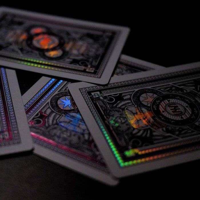 Vegas Diffractor - Ultraviolet Metal Playing Cards by VXD Gaming