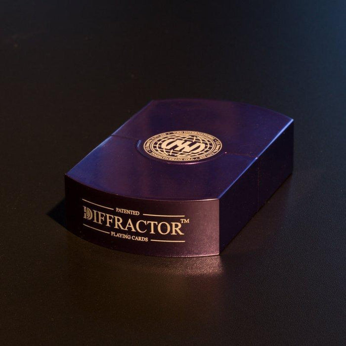 Vegas Diffractor - Ultraviolet Metal Playing Cards by VXD Gaming