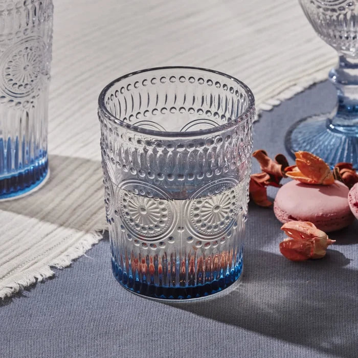 Verre à eau Karaca Sunflower, bleu