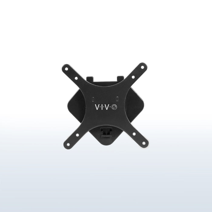 A black VESA adapter designed for compatible Sceptre monitors.