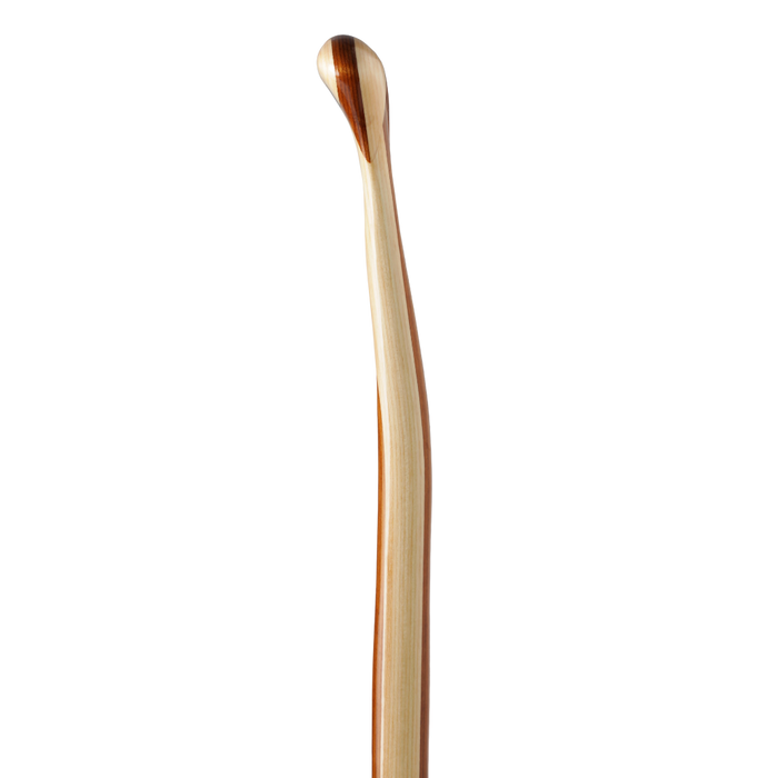 Viper double-bend wooden canoe paddle grip profile