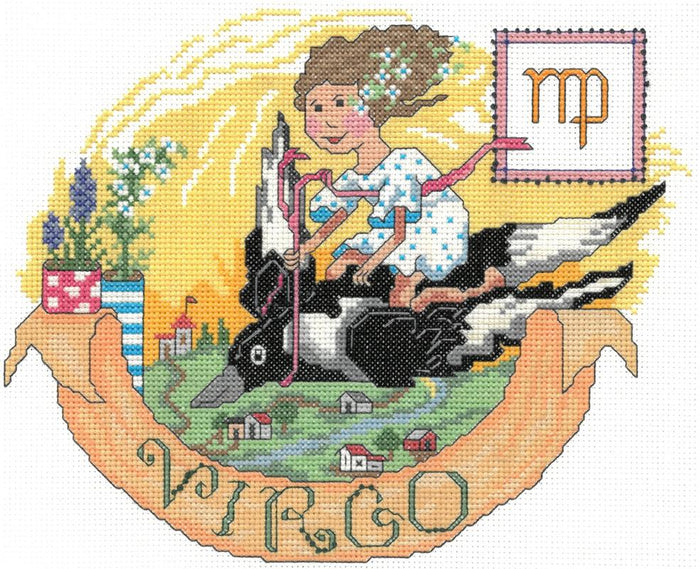 Virgo Counted Cross Stitch Leaflet