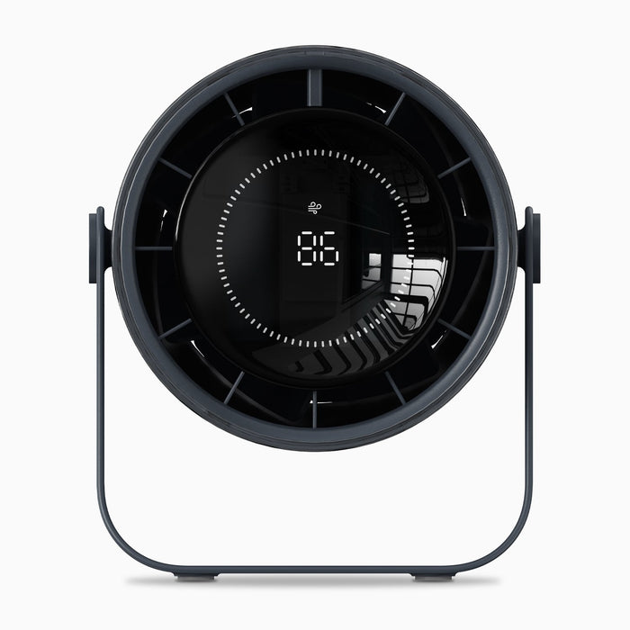 Aluratek Vortex Pro Max Rechargeable Desktop Fan Front View