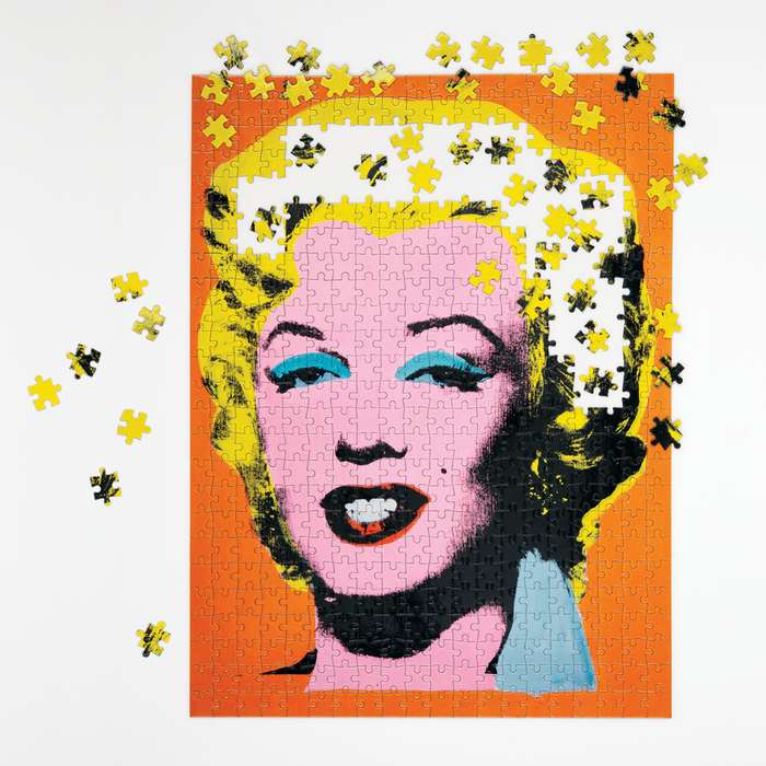 Warhol Marilyn 500 Piece Double Sided Puzzle Double Sided 500 Piece Puzzle Andy Warhol Collection