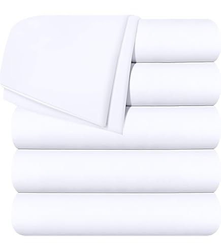 Weavve Home Cotton Flat Sheet, King Size, Cloud White