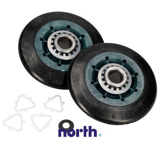 Whirlpool Washing Machine Drum Support Roller (Pack Of 2)| Genuine Part 481952878062