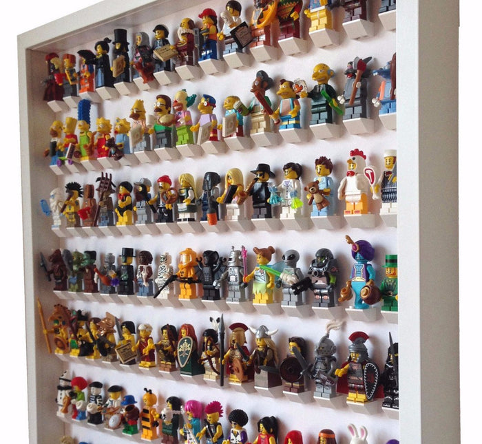 White Large Display Frame for Lego® Minifigures (Outlet)