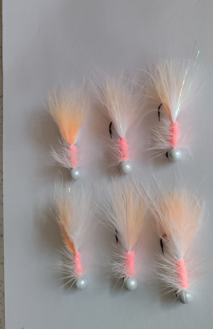 white pearl/ Peach White