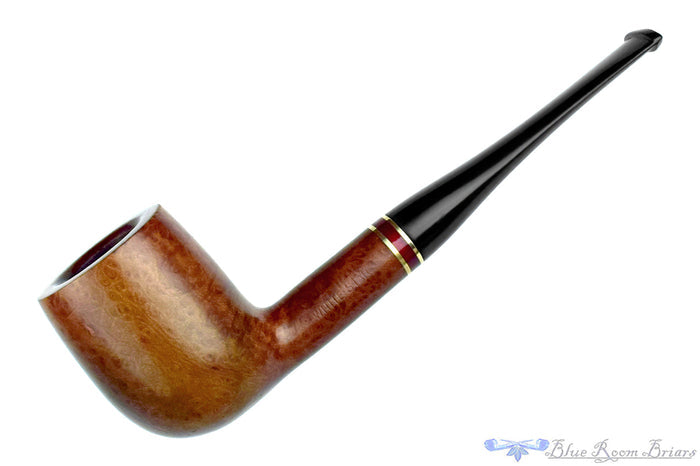 Blue Room Briar is proud to present this White Star (Georg Jensen) Toscana 853 Billiard with Brass and Acrylic Estate Pipe