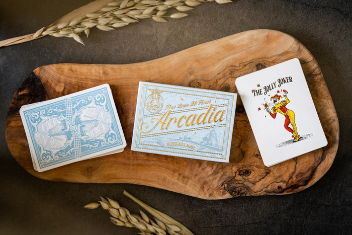 Windmill Back Azure Blue Playing Cards Playing Cards by Arcadia Playing Cards
