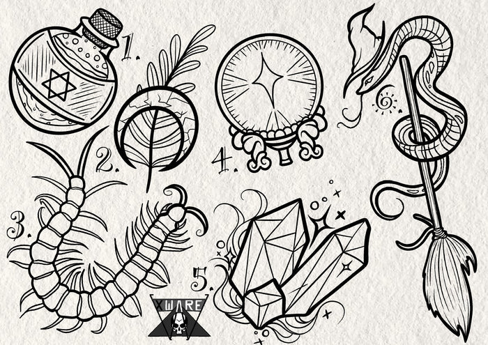 Witchy inspired designs by Emily