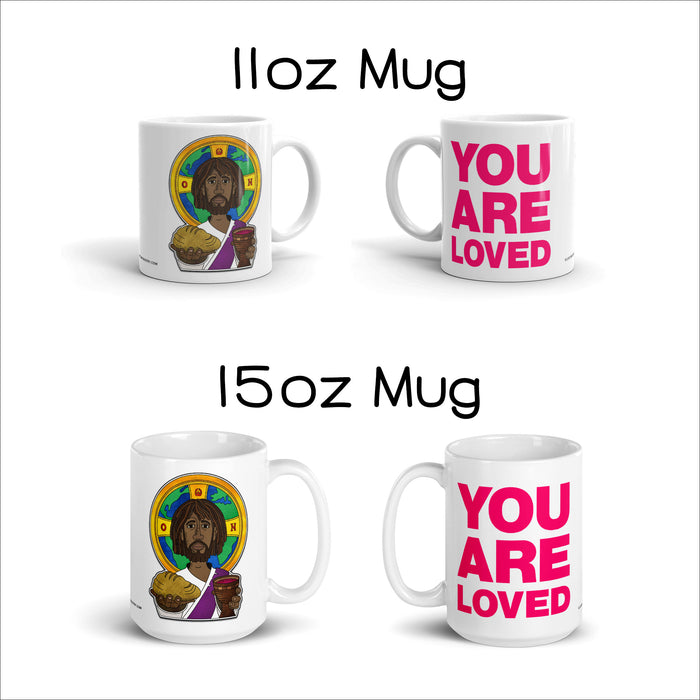 "You Are Loved" Jesus Mug